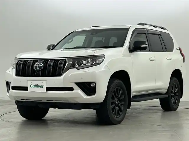 トヨタ ランドクルーザー プラド TX-L 70thアニバーサリーLTD 福岡県 2022(令4)年 3.9万km ホワイトパールクリスタルシャイン サンルーフ　/純正ナビ　/全方位カメラ　/ビルトインＥＴＣ２．０　/ＡＣＣ　/コーナーセンサー　/衝突軽減ブレーキ　/レーンキープ　/ＢＳＭ　/ＭＴモード付　/本革　/シートヒーター／ベンチレーション　/パワーシート　/ＬＥＤ