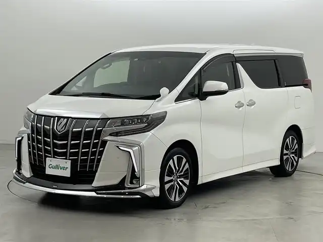 トヨタ アルファード S Cパッケージ 福岡県 2022(令4)年 1.5万km ホワイトパールクリスタルシャイン モデリスタエアロ　/後席モニター　/純正９型ナビ　/Ｂカメラ　/前後ドラレコ　/ＥＴＣ　/デジタルルームミラー　/ＡＣＣ　/障害物センサー　/衝突軽減　/レーンキープ　/ＢＳＭ　/ＰＫＳＢ　/ＭＴモード付　/両側電動スライドドア