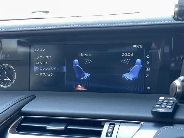 レクサス ＬＣ 500h Lパッケージ 山梨県 2017(平29)年 4.5万km ブラック 黒革/ガラスパノラマルーフ/純正10.4インチメモリナビ/AM/FM/CD/DVD/BT/フルセグ/バックカメラ/セーフティシステムプラス/プリクラッシュセーフティシステム/レーンキーピングアシスト/オートマチックハイビーム/レーダークルーズコントロール/コーナーセンサー/カラーヘッドディスプレイ/LEDヘッドランプ/DN席パワーシート/ビルトインETC/革巻きステアリング/パドルシフト/スマートキー/スペアキー×1/取扱説明書/保証書