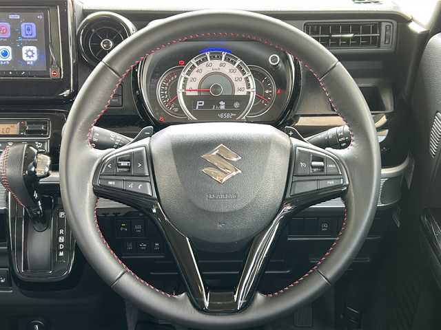 スズキ スペーシア カスタム HYBRID XS ターボ 兵庫県 2020(令2)年 4.7万km ピュアホワイトP ターボ車/セーフティサポート（予防安全技術）/デュアルセンサーブレーキサポート/車線逸脱警報/先行車発信お知らせ/後退時ブレーキサポート/リアパーキングセンサー/誤発信抑制/ふらつき警報/ハイビームアシスト/後方誤発進抑制/ディスプレイオーディオ/Bluetooth/USB/AUX/AppleCarPlay/全方位カメラ/ヘッドアップディスプレイ/両側パワースライドドア/前後ドライブレコーダー/パドルシフト/LEDヘッドランプ/オートライト/社外LEDフォグランプ（純正積込）/社外ワインカーミラーレンズ（純正積込）/SRSエアバック（運転席/助手席/サイド/カーテン）/オートエアコン/エコクール/リアヒーターダクト/スリムサーキュレーター/運転席シートヒーター/合皮ハーフレザーシート/パーソナルテーブル（後席左右）/保証書/取説/スペアキー