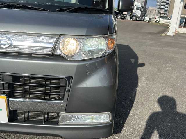 ダイハツ タント カスタム X 宮崎県 2009(平21)年 11.4万km プラチナグレーメタリック 純正ナビ/ETC/前方ドライブレコーダー/フルセグTV/Bluetooth/CD/DVDチェンジャー/純正アルミホイール/純正フロアマット