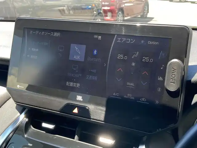 トヨタ ハリアー Z 静岡県 2020(令2)年 2.1万km プレシャスブラックパール 純正12インチナビ/　AM FM Bluetooth USB AppleCarPlay AndroidAuto/フルセグTV/ビルトインETC2.0/録画機能付きデジタルインナーミラー/LEDオートヘッドランプ/レーダークルーズコントロール/ハーフレザーシート/パワーバックドア/モデリスタエアロ/前後方クリアランスソナー/スマートキー2本/アラウンドビューモニター/JBLプレミアムサウンド/パワーシート(運転席)