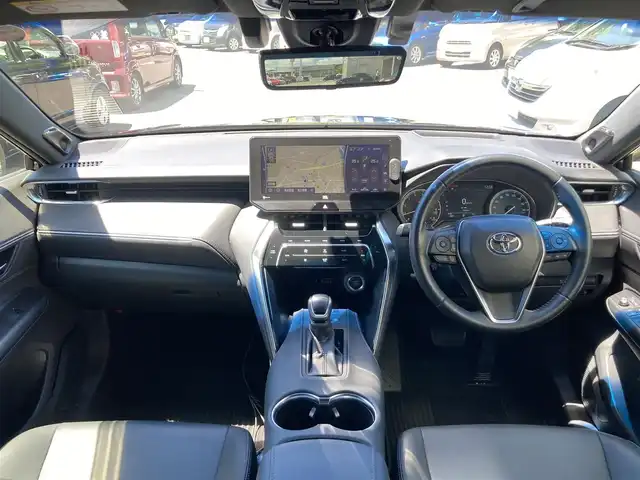 トヨタ ハリアー Z 静岡県 2020(令2)年 2.1万km プレシャスブラックパール 純正12インチナビ/　AM FM Bluetooth USB AppleCarPlay AndroidAuto/フルセグTV/ビルトインETC2.0/録画機能付きデジタルインナーミラー/LEDオートヘッドランプ/レーダークルーズコントロール/ハーフレザーシート/パワーバックドア/モデリスタエアロ/前後方クリアランスソナー/スマートキー2本/アラウンドビューモニター/JBLプレミアムサウンド/パワーシート(運転席)