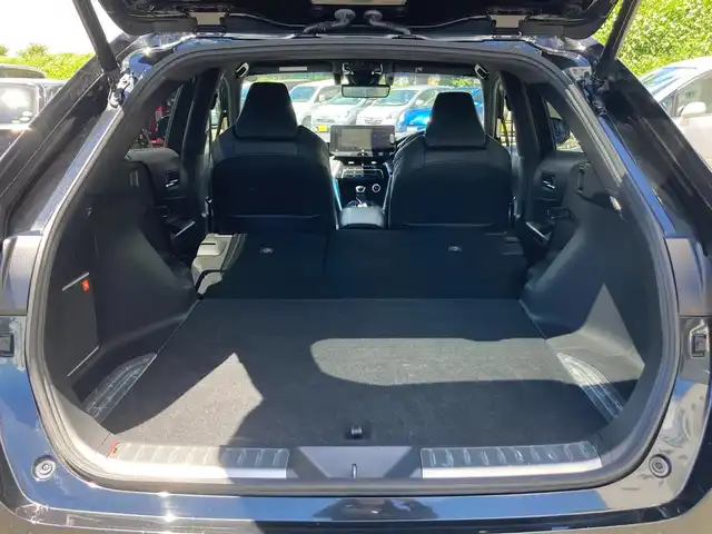 トヨタ ハリアー Z 静岡県 2020(令2)年 2.1万km プレシャスブラックパール 純正12インチナビ/　AM FM Bluetooth USB AppleCarPlay AndroidAuto/フルセグTV/ビルトインETC2.0/録画機能付きデジタルインナーミラー/LEDオートヘッドランプ/レーダークルーズコントロール/ハーフレザーシート/パワーバックドア/モデリスタエアロ/前後方クリアランスソナー/スマートキー2本/アラウンドビューモニター/JBLプレミアムサウンド/パワーシート(運転席)