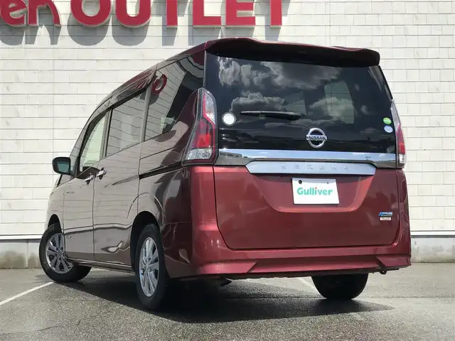 日産 セレナ G 富山県 2017(平29)年 5.9万km マルーンレッド 純正ナビ/フルセグTV/Bluetooth/バックカメラ/衝突被害軽減ブレーキ/レーンキープアシスト/クルーズコントロール/両側パワースライドドア/ステアリングスイッチ/プッシュスタート/スマートキー/LEDヘッドライト/オートライト/ETC