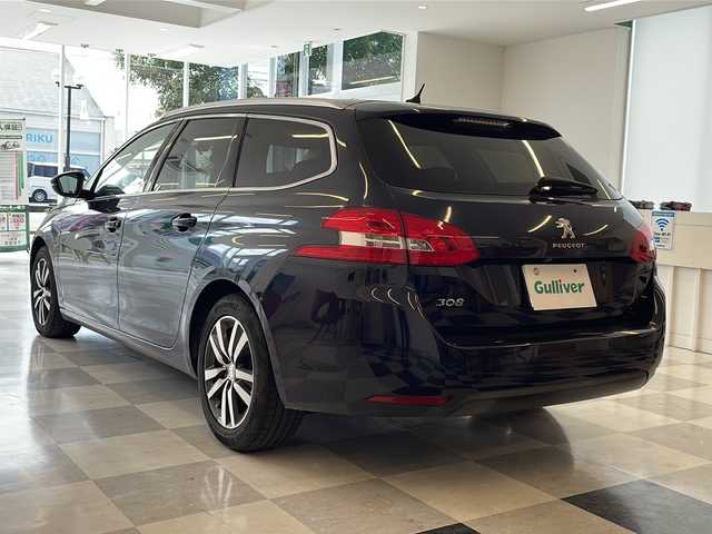 プジョー ３０８ SW アリュール ブルーHDi 岐阜県 2019(平31)年 11.7万km 紺 純正ディスプレイオーディオ/バックモニター/クリアランスソナー/LEDヘッドライト/オートライト/プッシュスタート/スマートキー/スペアキー/クルーズコントロール/パドルシフト/前後ドライブレコーダー/ETC
