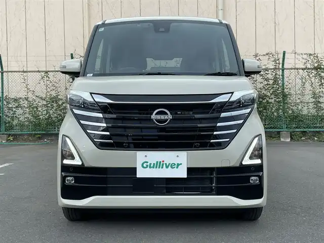 日産 ルークス HWS X プロパイロットED 東京都 2024(令6)年 0.1万km フローズンバニラパール 純正９型ディスプレィオーディオナビ＆フルセグ　/・BluetoothAudio/HDMI/FM/AM/・AppleCarPlay＆AndroidAuto/インテリジェントアラウンドビューモニター/・ディスプレィ付ルームミラー　/プロパイロット　/アダプティブＬＥＤヘッドライト　/両側パワースライドドア　/リアサーキューレーター/先進安全装備 /・インテリジェントエマージェンシーブレーキ/・踏み間違い衝突防止アシスト/・インテリジェントLI/・車線逸脱警報/・前方衝突予測警報/・ふらつき警報/・標識検知機能/前席シートヒーター/電動パーキング /・ブレーキホールド/プッシュエンジンスタート/スマートキー