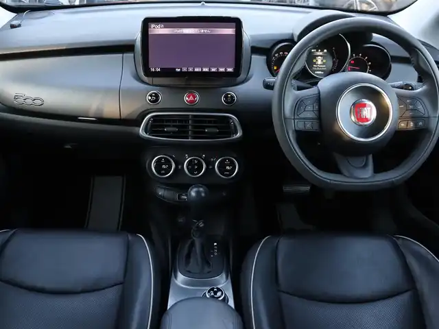 フィアット ５００Ｘ エクストリーム 長野県 2018(平30)年 4.5万km 黒 ・4WD /・80台限定車 /・ACC /・黒革シート /・純正18AW /・社外ナビ(FM/AM/CD/DVD/USB/BT) /・バックモニター シートヒーター /・パワーシート /・パドルシフト /・ETC /・アダクティブクルーズコントロール /・社外マフラー