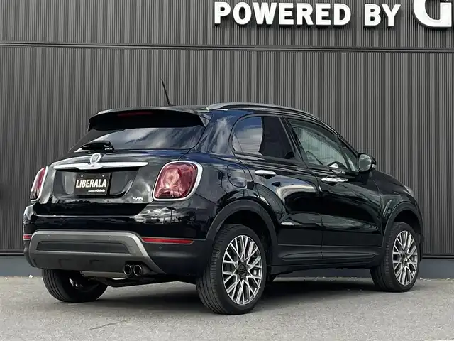 フィアット ５００Ｘ エクストリーム 長野県 2018(平30)年 4.5万km 黒 ・4WD /・80台限定車 /・ACC /・黒革シート /・純正18AW /・社外ナビ(FM/AM/CD/DVD/USB/BT) /・バックモニター シートヒーター /・パワーシート /・パドルシフト /・ETC /・アダクティブクルーズコントロール /・社外マフラー