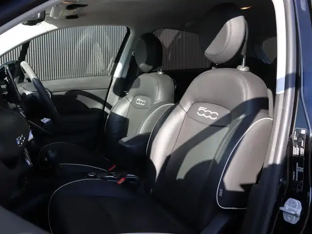 フィアット ５００Ｘ 長野県 2018(平30)年 4.5万km 黒 ・4WD /・80台限定車 /・ACC /・黒革シート /・純正18AW /・社外ナビ(FM/AM/CD/DVD/USB/BT) /・バックモニター シートヒーター /・パワーシート /・パドルシフト /・ETC /・アダクティブクルーズコントロール /・社外マフラー