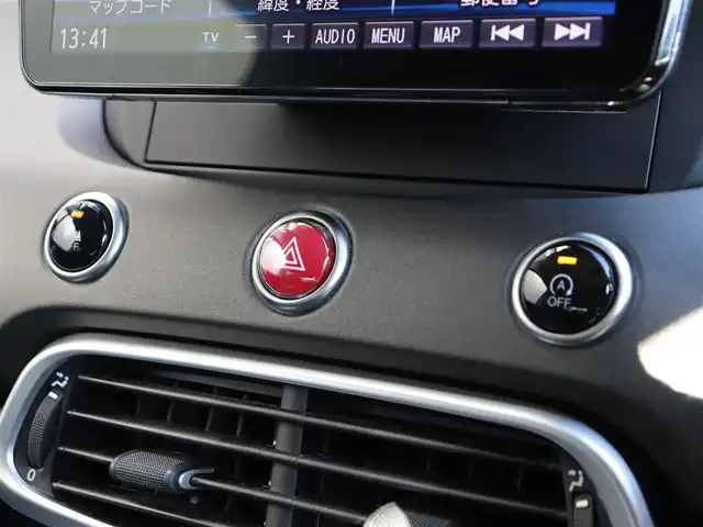 フィアット ５００Ｘ 長野県 2018(平30)年 4.5万km 黒 ・4WD /・80台限定車 /・ACC /・黒革シート /・純正18AW /・社外ナビ(FM/AM/CD/DVD/USB/BT) /・バックモニター シートヒーター /・パワーシート /・パドルシフト /・ETC /・アダクティブクルーズコントロール /・社外マフラー