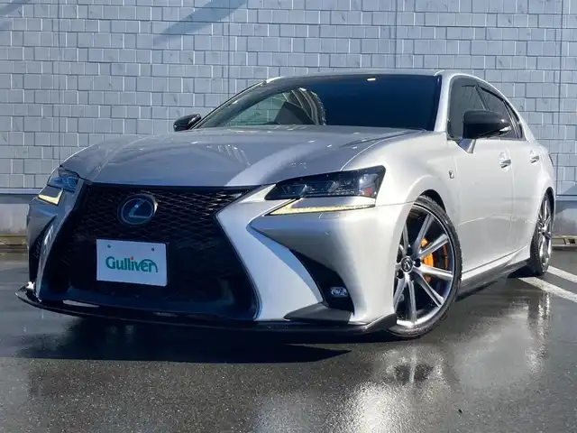 レクサス ＧＳ 250 Fスポーツ 静岡県 2012(平24)年 8.2万km ソニックシルバー 純正HDDナビ/　AM FM CD DVD Bluetooth USB AUX/フルセグTV/ビルトインETC/バックモニター/ドライブレコーダー/パワーシート(前席)/シートヒーター/シートベンチレーション/パワートランクリッド/前後方クリアランスソナー/クルーズコントロール/純正19インチアルミホイール/TOM’Sマフラー/レクサスオレンジキャリパー/車高調/三眼LEDオートヘッドランプ/マークレビンソンサウンド/ブラックレザーシート/フルエアロ