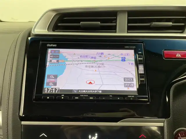 ホンダ フィット ハイブリット Fパッケージ コンフォートED 大分県 2016(平28)年 7.2万km プレミアムクリスタルレッドM ワンオーナー/純正SDナビ（VXM-175VFi）/ BT/CD/DVD/フルセグ/バックカメラ/シートヒーター（前席）/クルーズコントロール/オートライト/アイドリングストップ/ステアリングスイッチ/電動格納ミラー/ビルトインETC/プッシュスタート/スマートキー/純正フロアマット