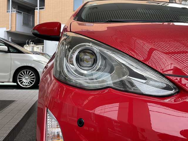 トヨタ アクア S 大阪府 2016(平28)年 6.2万km スーパーレッドⅤ ワンオーナー/純正ナビ/NSZT-Y64T/AM/FM/CD/DVD/SD/TV/BT/メモリナビ/フルセグテレビ/バックカメラ/パーキングアシスト/コーナーセンサー/ドライブレコーダー/純正フロアマット/Wエアバッグ/アイドリングストップ/ドアバイザー/プッシュスタート/ETC/保証書/取扱説明書/記録簿