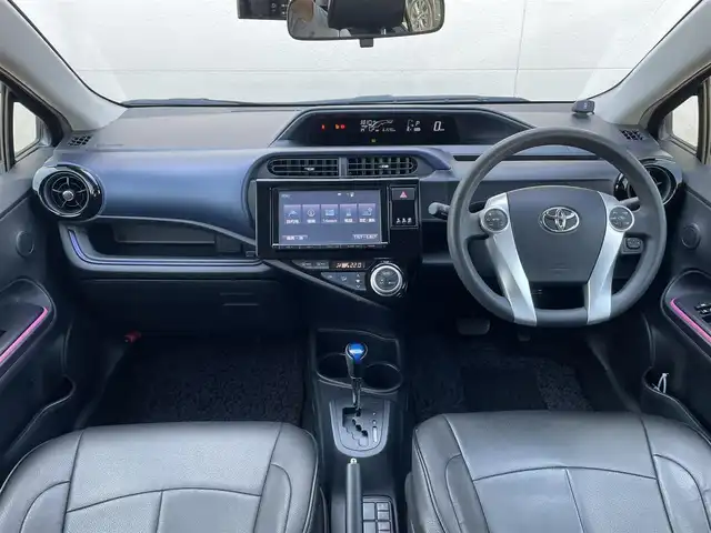 トヨタ アクア S 茨城県 2016(平28)年 6.2万km スーパーレッドⅤ ワンオーナー/純正ナビ/NSZT-Y64T/AM/FM/CD/DVD/SD/TV/BT/フルセグテレビ/バックカメラ/コーナーセンサー/ドライブレコーダー/純正フロアマット/Wエアバッグ/ドアバイザー/プッシュスタート/ETC/保証書/取扱説明書/記録簿