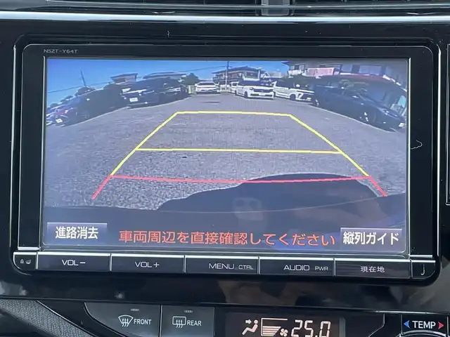 トヨタ アクア S 茨城県 2016(平28)年 6.2万km スーパーレッドⅤ ワンオーナー/純正ナビ/NSZT-Y64T/AM/FM/CD/DVD/SD/TV/BT/フルセグテレビ/バックカメラ/コーナーセンサー/ドライブレコーダー/純正フロアマット/Wエアバッグ/ドアバイザー/プッシュスタート/ETC/保証書/取扱説明書/記録簿