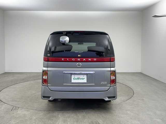 日産 エルグランド ハイウェイスター 兵庫県 2006(平18)年 10.3万km スパークリングシルバー ・社外HDDナビ/・ワンセグテレビ/・CD/MD再生/・バックカメラ/・AACエアコン/・ETC/・ハーフレザーシート/・片側パワースライドドア/・オートライト/・AFS/・HIDヘッドライト/・社外フロアマット/・純正アルミホイール/・三列シート/・Wエアバック/・リモコンキー/・ABS/・MTモード付AT