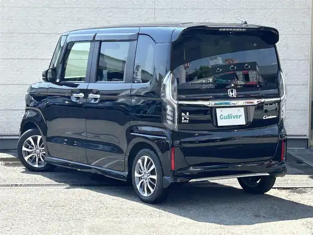 ホンダ Ｎ ＢＯＸ カスタム L 兵庫県 2022(令4)年 2.6万km クリスタルブラックパール 純正8インチメモリーナビ/CD/DVD/HDMI/Bluetooth/フルセグTV/バックカメラ/両側パワースライドドア/ホンダセンシング/アダプティブクルーズコントロール/衝突被害軽減ブレーキ/車線維持支援システム/オートマチックハイビーム/ドライブレコーダー/LEDオートヘッドライト/シートヒーター/スマートキー/ETC/前後ドライブレコーダー