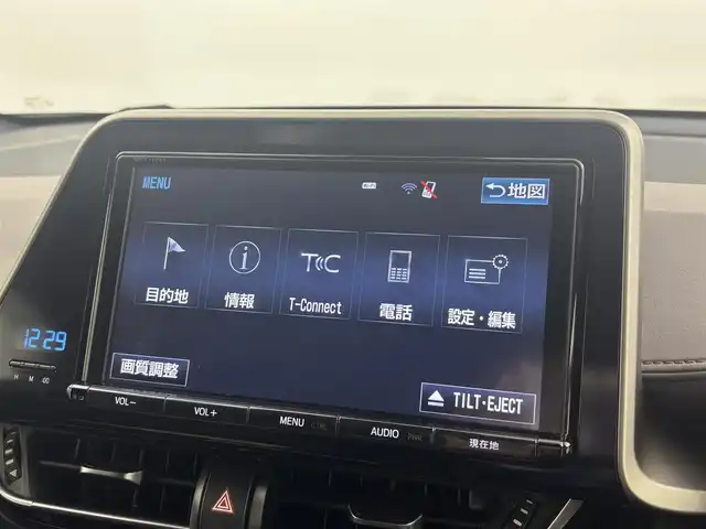 トヨタ Ｃ－ＨＲ G LEDエディション 福井県 2018(平30)年 5.5万km ブラックマイカ 純正ナビ/レーダークルーズコントロール/TRDエアロ/ハーフレザーシート /シートヒーター /スマートキー/クリアランスソナー/LEDヘッドライト/オートライト /レーンキープアシスト/ドライブレコーダー