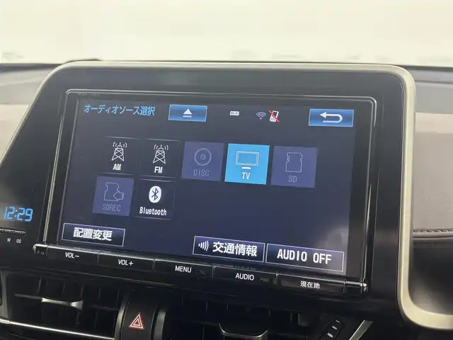 トヨタ Ｃ－ＨＲ G LEDエディション 福井県 2018(平30)年 5.5万km ブラックマイカ 純正ナビ/レーダークルーズコントロール/TRDエアロ/ハーフレザーシート /シートヒーター /スマートキー/クリアランスソナー/LEDヘッドライト/オートライト /レーンキープアシスト/ドライブレコーダー