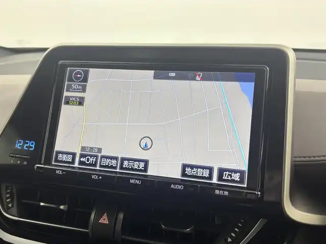 トヨタ Ｃ－ＨＲ G LEDエディション 福井県 2018(平30)年 5.5万km ブラックマイカ 純正ナビ/レーダークルーズコントロール/TRDエアロ/ハーフレザーシート /シートヒーター /スマートキー/クリアランスソナー/LEDヘッドライト/オートライト /レーンキープアシスト/ドライブレコーダー