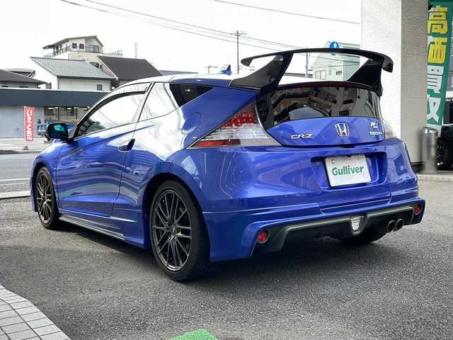 ホンダ ＣＲ－Ｚ MUGEN RZ 高知県 2013(平25)年 9.2万km アズールブルーメタリック 無限コンプリートカー　/300台限定車　NO:１１/・無限１７インチアルミホイール/・無限ハイドロフィリックミラー/・フロントスポイラー/・サイドスポイラー/・リアスポイラー/・専用カラー表皮フロントシート/スーパーチャージャー/LEDフォグランプ/純正ナビ/・フルセグTV/・Bluetooth/・CD/DVD/バックモニター/ETC/クルーズコントロール