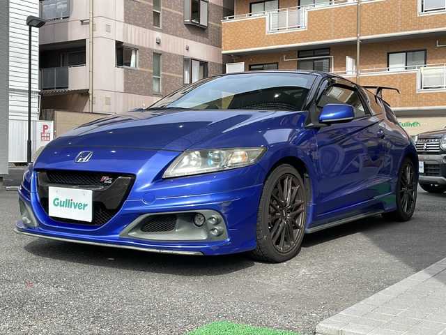 ホンダ ＣＲ－Ｚ MUGEN RZ 高知県 2013(平25)年 9.2万km アズールブルーメタリック 無限コンプリートカー　/300台限定車　NO:１１/・無限１７インチアルミホイール/・無限ハイドロフィリックミラー/・フロントスポイラー/・サイドスポイラー/・リアスポイラー/・専用カラー表皮フロントシート/スーパーチャージャー/LEDフォグランプ/純正ナビ/・フルセグTV/・Bluetooth/・CD/DVD/バックモニター/ETC/クルーズコントロール