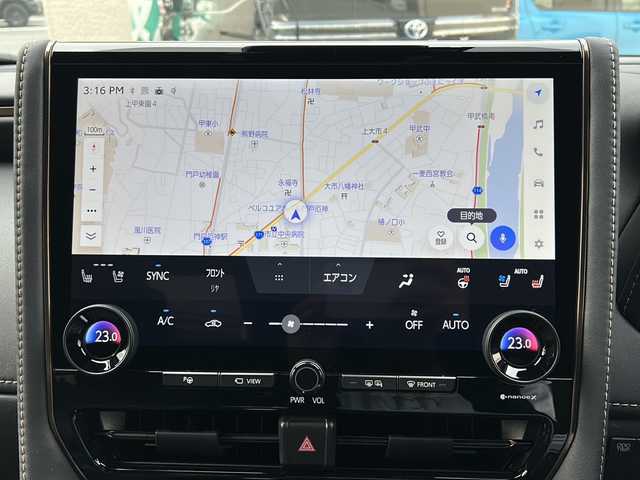トヨタ アルファード Z 兵庫県 2025(令7)年 0.9万km スティールブロンドM ワンオーナー/14インチディスプレイオーディオプラス/・コネクティッドナビ対応/・フルセグTV・AM/FM・USB入力・HDMI入力/・AppleCarPlay・AndrodiAuto/・ETC2.0/左右独立ムーンルーフ/デジタルインナーミラー/ドライブレコーダー前後/パワーシート（前席）/・マイコンプリセットドライビングポジションシステム/助手席肩口パワーシートスイッチ/2列目エグゼクティブパワーシート/・パワーリクライニング/・大型ヘッドレスト/・快適温熱シート/・充電用USB端子/・パワーオットマン/・折り畳み式サイドテーブル/・大型アームレスト/セーフティセンス（予防安全パッケージ）/・プリクラッシュセーフティ/・レーントレーシングアシスト/・レーンディパーチャーアラート/・全車速追従機能付レーダークルーズコントロール/・アダプティブハイビームシステム/・ロードサインアシスト/トヨタチームメイト/カラーヘッドアップディスプレイ/・タッチトレーサーオペレーション/ユニバーサルステップ/グローブボックス照明/おくだけ充電/床下透過表示機能付パノラミックビューモニター/3眼LEDヘッドライトランプ
