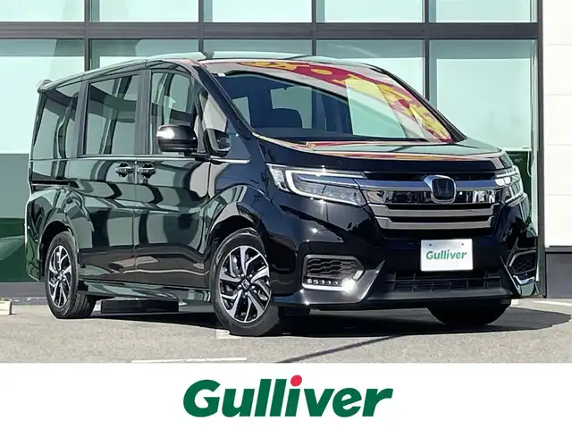 ホンダ ステップワゴン スパーダ ホンダセンシング 和歌山県 2021(令3)年 4.1万km プレミアムスパークルブラックパール 純正ナビ/バックカメラ/フルセグTV/BT/CD/DVD/衝突軽減ブレーキ/レーンキープアシスト/クルーズコントロール/オートライト/わくわくゲート/フリップダウンモニター/ドラレコ/ビルトインETC2.0/両側パワスラ/パドルシフト/LEDヘッドライト/フォグランプ/純正フロアマット/純正アルミ