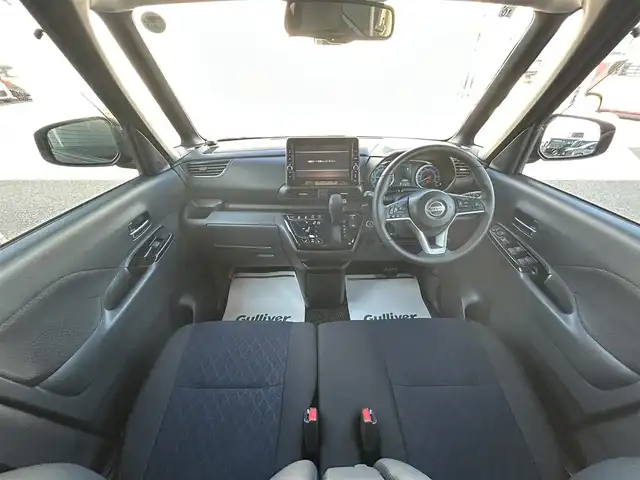 日産 ルークス HWS Gターボ プロパイロットED 山形県 2021(令3)年 6.2万km ブラック 禁煙車/ターボ/4WD/純正SDナビ/・TV/AM/FM/DVD/Bluetooth/プロパイロット/アイドリングストップ/クリアランスソナー/エマージェンシーブレーキ/ふらつき警報/先行車発進お知らせ/車線逸脱警報/横滑り防止装置/盗難防止装置/LEDヘッドライト/オートライト/両側パワースライドドア/全周囲カメラ/シートヒーター/ドライブレコーダー/純正フロアマット/純正ドアバイザー/ETC/保証書/取扱説明書バックカメラ