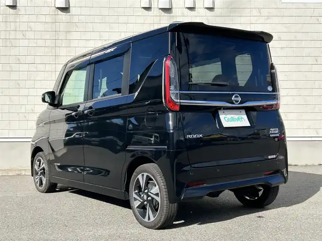 日産 ルークス HWS Gターボ プロパイロットED 山形県 2021(令3)年 6.2万km ブラック 禁煙車/ターボ/4WD/純正SDナビ/・TV/AM/FM/DVD/Bluetooth/プロパイロット/アイドリングストップ/クリアランスソナー/エマージェンシーブレーキ/ふらつき警報/先行車発進お知らせ/車線逸脱警報/横滑り防止装置/盗難防止装置/LEDヘッドライト/オートライト/両側パワースライドドア/全周囲カメラ/シートヒーター/ドライブレコーダー/純正フロアマット/純正ドアバイザー/ETC/保証書/取扱説明書バックカメラ