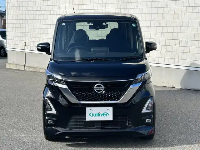 日産 ルークス HWS Gターボ プロパイロットED 山形県 2021(令3)年 6.2万km ブラック 禁煙車/ターボ/4WD/純正SDナビ/・TV/AM/FM/DVD/Bluetooth/プロパイロット/アイドリングストップ/クリアランスソナー/エマージェンシーブレーキ/ふらつき警報/先行車発進お知らせ/車線逸脱警報/横滑り防止装置/盗難防止装置/LEDヘッドライト/オートライト/両側パワースライドドア/全周囲カメラ/シートヒーター/ドライブレコーダー/純正フロアマット/純正ドアバイザー/ETC/保証書/取扱説明書バックカメラ