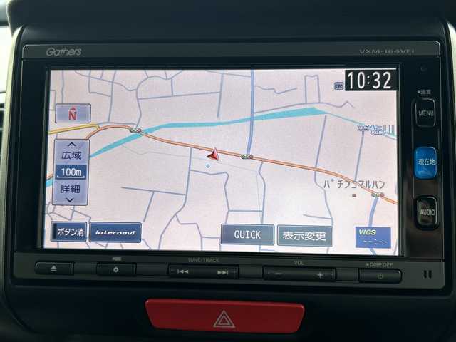 ホンダ Ｎ ＢＯＸ カスタム G ターボ Lパッケージ 鹿児島県 2016(平28)年 7.5万km プレミアムベルベットパープル・パール 純正ＳＤナビ/　　CD/DVD/BT/バックカメラ/両側パワースライドドア/クルコン/LEDヘッドライト/ハーフレザーシート/純正15インチAW/アイドリングストップ/スマートキー/純正ビルトインETC