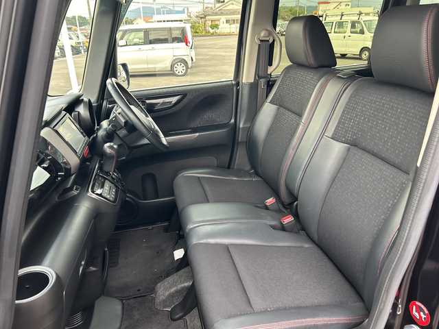 ホンダ Ｎ ＢＯＸ カスタム G ターボ Lパッケージ 鹿児島県 2016(平28)年 7.5万km プレミアムベルベットパープル・パール 純正ＳＤナビ/　　CD/DVD/BT/バックカメラ/両側パワースライドドア/クルコン/LEDヘッドライト/ハーフレザーシート/純正15インチAW/アイドリングストップ/スマートキー/純正ビルトインETC