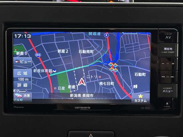 スズキ ワゴンＲ HYBRID FX 新潟県 2022(令4)年 2.1万km フェニックスレッドパール 4WD/スペアキー1本/メモリナビ　型式AVIC-RW303/CD/DVD/ワンセグ/シートヒーター　D席/N席/ハロゲン/バイザー/冬タイヤ4本セット