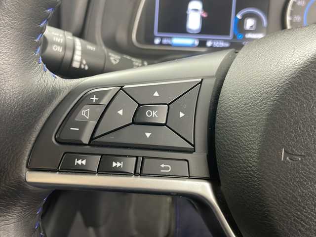 日産 リーフ e+ オーテック 道央・札幌 2021(令3)年 2万km オーロラフレアブルーパール ・ワンオーナー/・プロパイロット/・純正ナビ/（BT&USB&HDMI&フルセグ&AppleCarPlay）/・全方位モニター/・エマージェンシーブレーキ/・側方支援/・後側方支援/・道路標識表示/・レーダークルーズ/・BSM/・純正デジタルインナーミラー/・レーダークルーズコントロール/・ステアリングヒーター/・全席シートヒーター/・社外ドライブレコーダー（前方）/・ステアリングスイッチ/・ビルトインETC/・フロント、サイド、バックカメラ/・LEDヘッドライト/・RAYS１８インチAW/・純正AW付き冬タイヤ積み込み