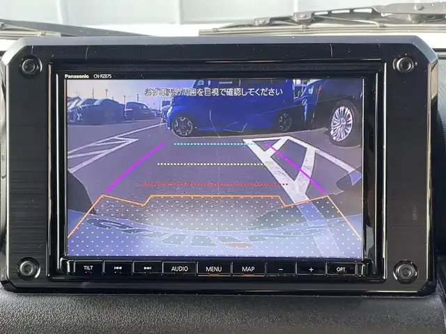 スズキ ジムニー XC 神奈川県 2022(令4)年 4万km ピュアホワイトP ワンオーナー　/ターボ車　/純正８型ナビ(パナソニック　CN-RZ875)/フルセグ　/CD/DVD/Bluetooth/バックカメラ　/レーダークルーズコントロール　/前後ドライブレコーダー(KENWOOD)/パートタイム４ＷＤ　/背面タイヤ　/デュアルセンサーブレーキサポート　/ダウンヒルアシストコントロール/LEDヘッドライト/フォグライト/アイドリングストップ/前席シートヒーター/ABS/横滑り防止装置/レーンキープアシスト/デジタルインナーミラー/プッシュスタート/スマートキー/オートエアコン/オートライト/W＋サイドエアバッグ/カーテンエアバック