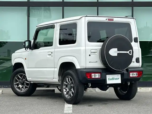スズキ ジムニー XC 和歌山県 2022(令4)年 4万km ピュアホワイトP 純正８型ナビ(パナソニック　CN-RZ875)/フルセグ　/（CD/DVD/Bluetooth）/バックカメラ　/クルーズコントロール　/前後ドライブレコーダー(KENWOOD)/背面タイヤ　/デュアルセンサーブレーキサポート　/ダウンヒルアシストコントロール/LEDヘッドライト/フォグライト/アイドリングストップ/前席シートヒーター/横滑り防止装置/デジタルインナーミラー