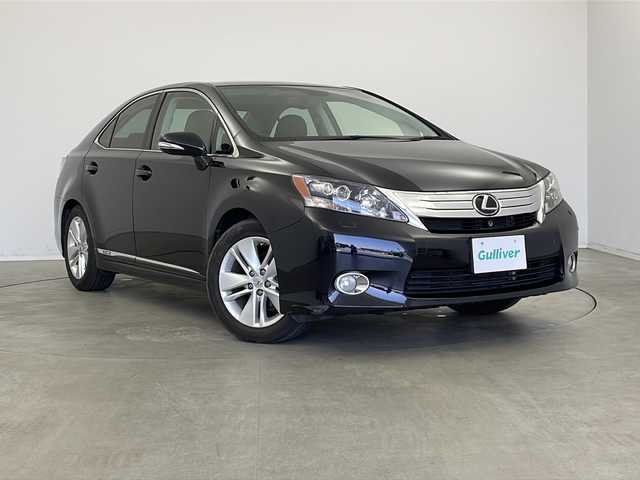 レクサス ＨＳ 250h バージョンI 新潟県 2009(平21)年 5.1万km ブラックオパールマイカ 純正HDDナビ/　Bluetooth/CD/USB/サンルーフ/レーダークルーズコントロール/前席パワーシート/レザーシート/前席シートヒーター/前席エアシート/前席メモリーシート/前後コーナーセンサー/バックモニター/ビルトインETC/LEDヘッドライト/横滑り防止装置/オートライト/ステアリングスイッチ/禁煙車