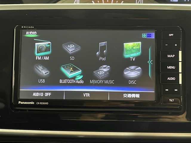 ダイハツ ムーヴ キャンバス X ブラックアクセント リミテッド SAⅢ 沖縄県 2020(令2)年 4.2万km パールホワイトⅢ 県外仕入/禁煙車/社外ナビ(BT/フルセグ/ラジオ/CD/DVD)/パノラマモニター/両側パワースライド/ドライブレコーダー/USBポート/ベンチシート/純正フロアマット/純正ドアバイザー/ETC/ヘッドライトレベライザー/電動格納ミラー/スペアキー