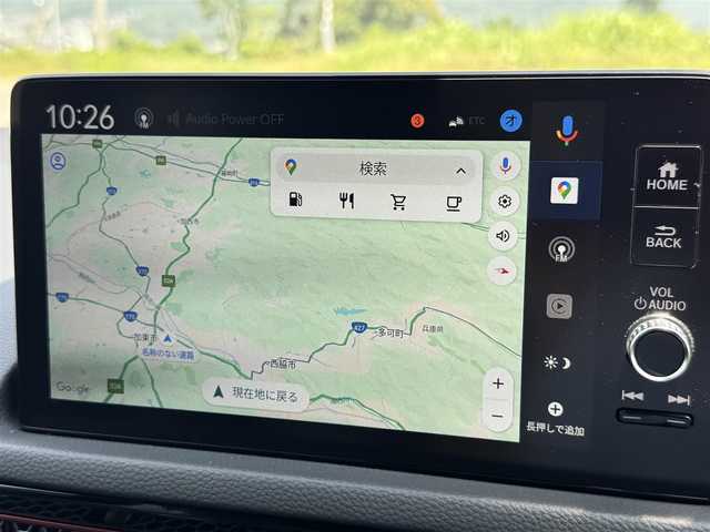 ホンダ シビック RS 兵庫県 2025(令7)年 0.1万km未満 クリスタルブラックパール Google搭載9インチディスプレイ/Bluetooth接続可/バックカメラ/ビルトインETC2.0/BOSEサウンド/ワイヤレス充電/レーダークルコン/ステリモ/LEDライト/純正18インチAW