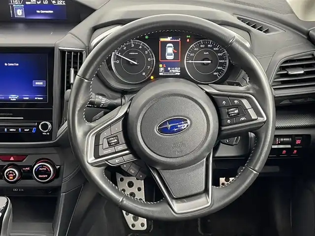 スバル インプレッサ スポーツ 1．6i－LアイサイトSスタイル 道央・札幌 2019(令1)年 4.8万km クリスタルホワイトP ・衝突被害軽減ブレーキ/・レーンキープアシスト/・レーダークルーズコントロール/・純正ナビ/【フルセグ/BT/CD/DVD】/・電子パーキング/・オートブレーキホールド/・アイドリングストップ/・パドルシフト/・ステアリングスイッチ