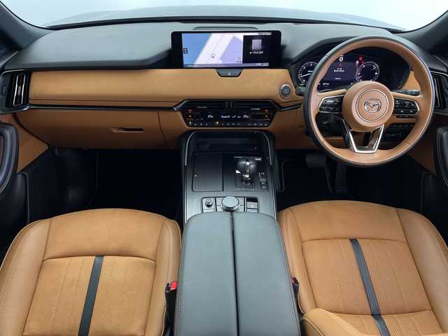 マツダ ＣＸ－６０ XD HV プレミアムスポーツ 鹿児島県 2023(令5)年 3.3万km ディープクリスタルブルーマイカ 純正SDナビ/(BT/AM/FM/フルセグTV)/ワンオーナー/4WD/ターボ/パドルシフト/アイドリングストップ/レーダークルーズコントロール/全方位カメラ/バックカメラ/パワーバックドア/サンルーフ/前後ドライブレコーダー/前席シートヒーター/前席シートエアコン/前席パワーシート/シートメモリー/前後コーナーセンサー/レーンキープアシスト/BOSEサウンドシステム/オートマチックハイビーム/ヘッドアップディスプレイ/ヒルディセントコントロール/ステアリングヒーター/ワイヤレス充電/電動パーキングブレーキ/オートホールド/革巻ステアリング/ステアリングスイッチ/純正20インチアルミホイール/純正フロアマット/純正LEDヘッドライト/保証書/取扱説明書