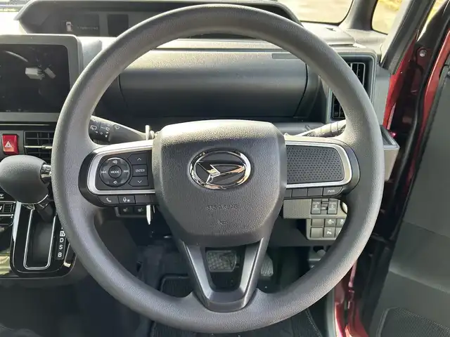 ダイハツ タント カスタム X 福岡県 2024(令6)年 0.8万km ファイアークォーツレッドM 両側電動スライドドア/前後コーナーセンサー/衝突被害軽減ブレーキ/LEDオートライト/横滑り防止/純正AW/純正フロアマット/スマートキー/シートヒーター(D席＋N席)