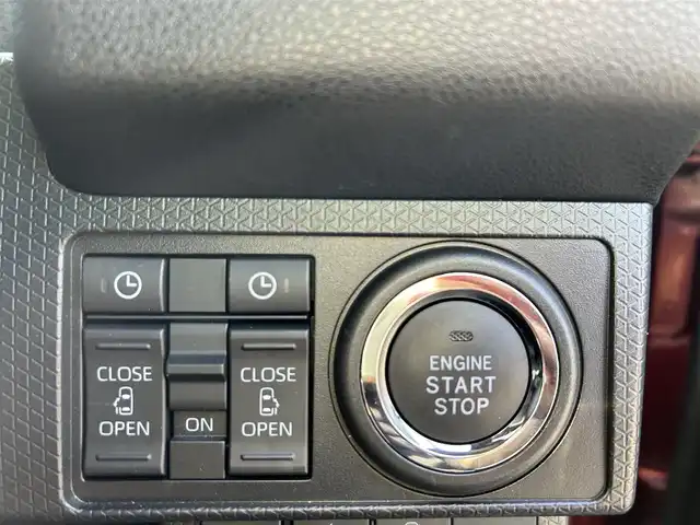 ダイハツ タント カスタム X 福岡県 2024(令6)年 0.8万km ファイアークォーツレッドM 両側電動スライドドア/前後コーナーセンサー/衝突被害軽減ブレーキ/LEDオートライト/横滑り防止/純正AW/純正フロアマット/スマートキー/シートヒーター(D席＋N席)