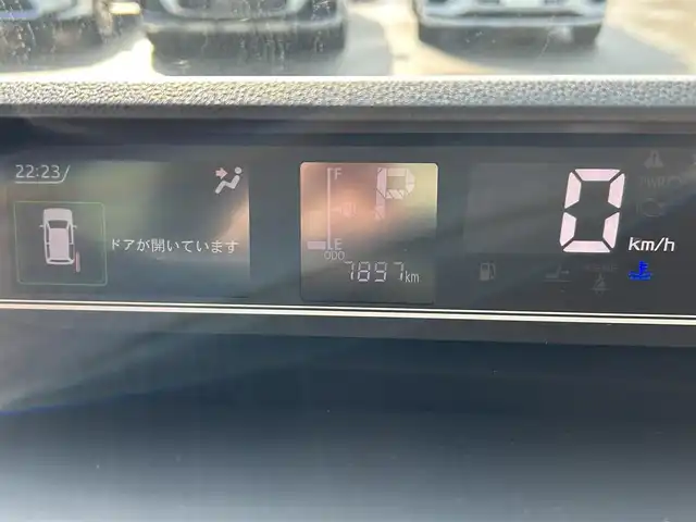 ダイハツ タント カスタム X 福岡県 2024(令6)年 0.8万km ファイアークォーツレッドM 両側電動スライドドア/前後コーナーセンサー/衝突被害軽減ブレーキ/LEDオートライト/横滑り防止/純正AW/純正フロアマット/スマートキー/シートヒーター(D席＋N席)