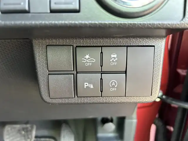 ダイハツ タント カスタム X 福岡県 2024(令6)年 0.8万km ファイアークォーツレッドM 両側電動スライドドア/前後コーナーセンサー/衝突被害軽減ブレーキ/LEDオートライト/横滑り防止/純正AW/純正フロアマット/スマートキー/シートヒーター(D席＋N席)