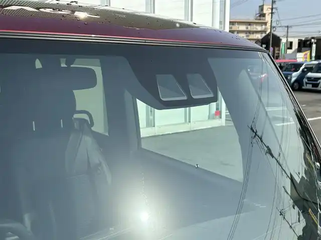 ダイハツ タント カスタム X 福岡県 2024(令6)年 0.8万km ファイアークォーツレッドM 両側電動スライドドア/前後コーナーセンサー/衝突被害軽減ブレーキ/LEDオートライト/横滑り防止/純正AW/純正フロアマット/スマートキー/シートヒーター(D席＋N席)