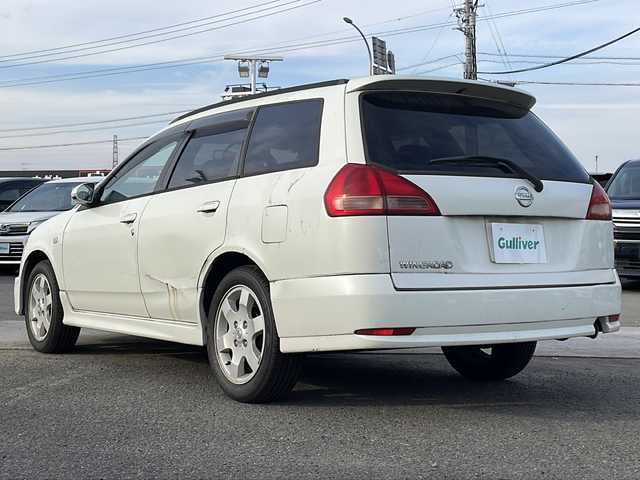 日産 ウイングロード Sエアロ スポーティーLTD 徳島県 2004(平16)年 16万km ホワイトパール パイオニアオーディオ/USB入力端子/キセノンヘッドライト/純正フロアマット/純正アルミホイール/ルーフレール/電動格納ミラー/フォグランプ/リモコンキー/取扱説明書/パワーステアリング/パワーウィンドウ