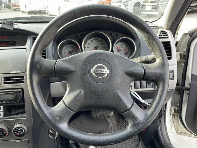 日産 ウイングロード Sエアロ スポーティーLTD 徳島県 2004(平16)年 16万km ホワイトパール パイオニアオーディオ/USB入力端子/キセノンヘッドライト/純正フロアマット/純正アルミホイール/ルーフレール/電動格納ミラー/フォグランプ/リモコンキー/取扱説明書/パワーステアリング/パワーウィンドウ